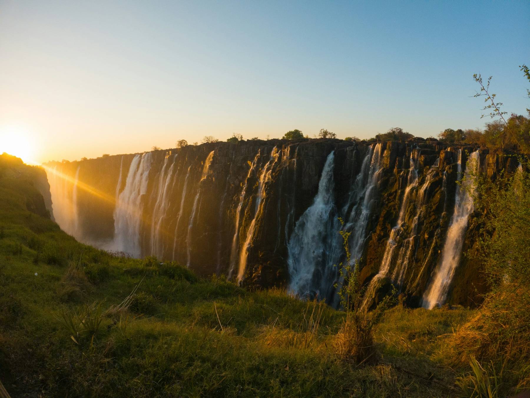 Victoria Falls from the Zambian side, Livingstone